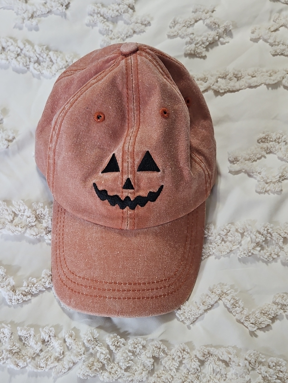 Pumpkin Face Baseball Cap
